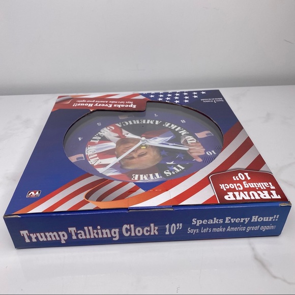 Home Innovations Other Donald Trump Talking Clock Battery Operated